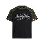 F3F Select Star Print Raglan Color Block Tee