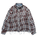 Remedy Wave Plaid Reversible Long Sleeve Shirt