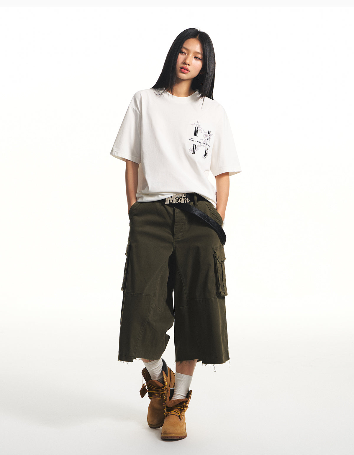 MEDM UV Resistant Flower Logo Tee