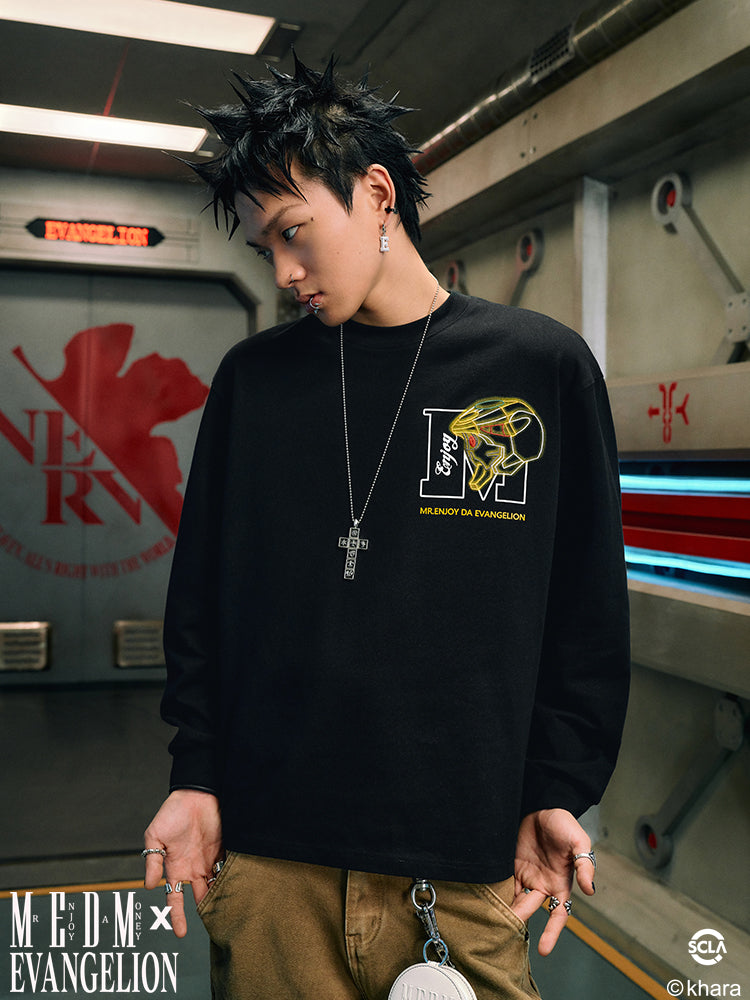 MEDM x EVA Basic Logo Long Sleeve Tee