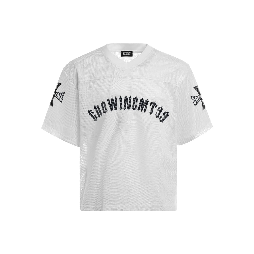 F3F Select Cross Print Mesh Jersey