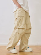 Harsh and Cruel Pleated Paratrooper Work Cargo Pants