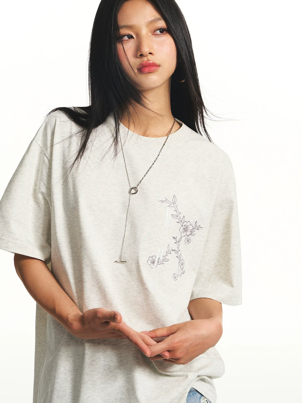 MEDM UV Resistant Flower Logo Tee