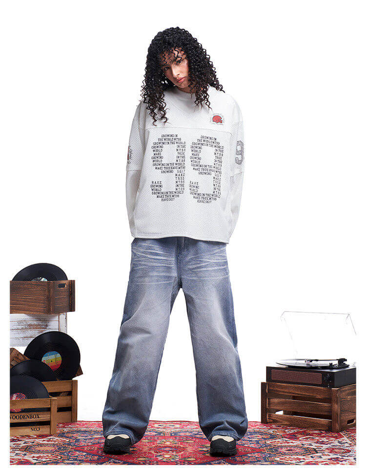 F3F Select 99 V Neck Mesh Long Sleeve Jersey