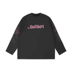 1807 ROLLTHEDICE Vintage Printed Whisker Effect Long Sleeve Tee