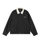 Achock Splicing Zipper Short Jacket