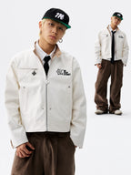 MEDM Plaid Lined Work Jacket