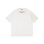 1807 Floral Message Logo 3D Print Distressed Short Sleeve Tee