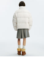 MEDM Cable Knit Down Jacket