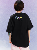 MEDM Graffiti Flower Print Tee