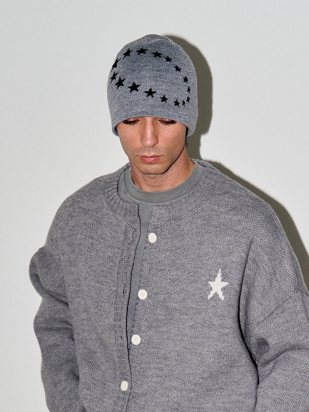 LIBERAFIT Star Ring Jacquard Beanie