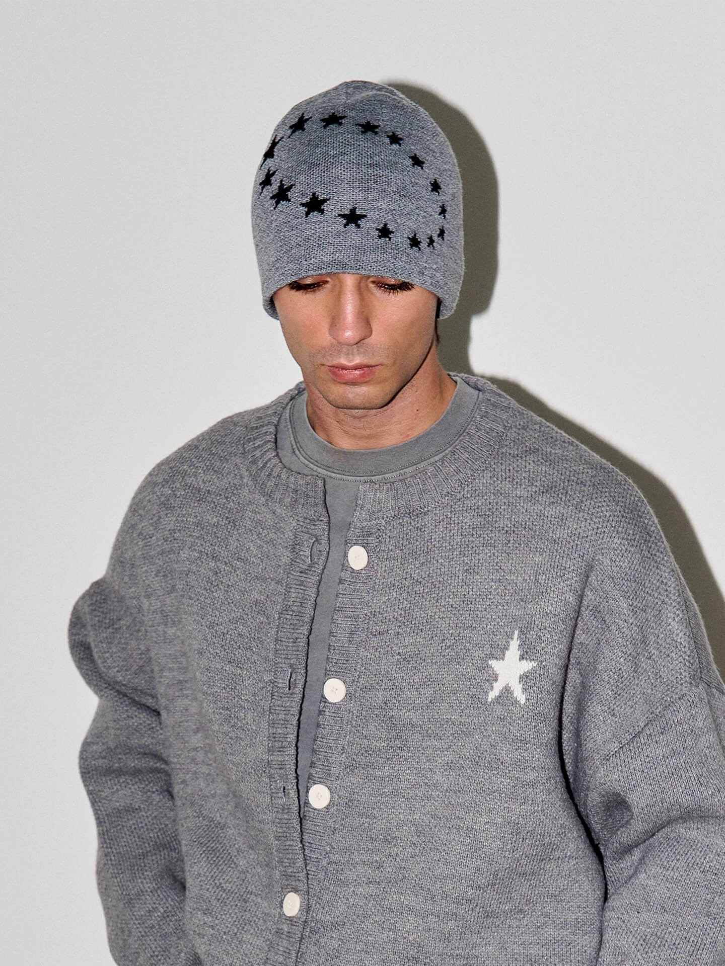 LIBERAFIT Star Ring Jacquard Beanie