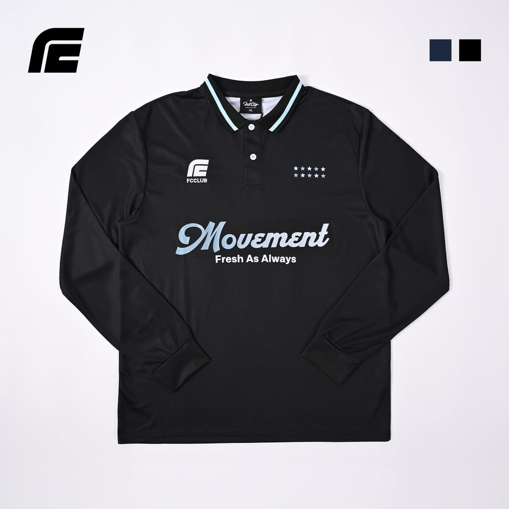 FCCLUB Long Sleeved Soccer Jersey Polo