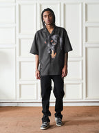 Harsh and Cruel Rottweiler Printed Cuban Shirt
