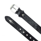 Remedy Star Studded Cowhide Leather Belt