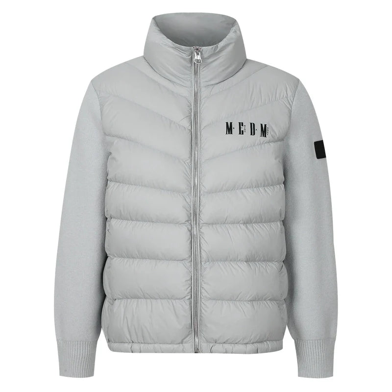 MEDM Shoulder Patchwork Lightweight Down Jacket