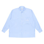 EMPTY REFERENCE Stripes Structured Long Sleeved Shirt