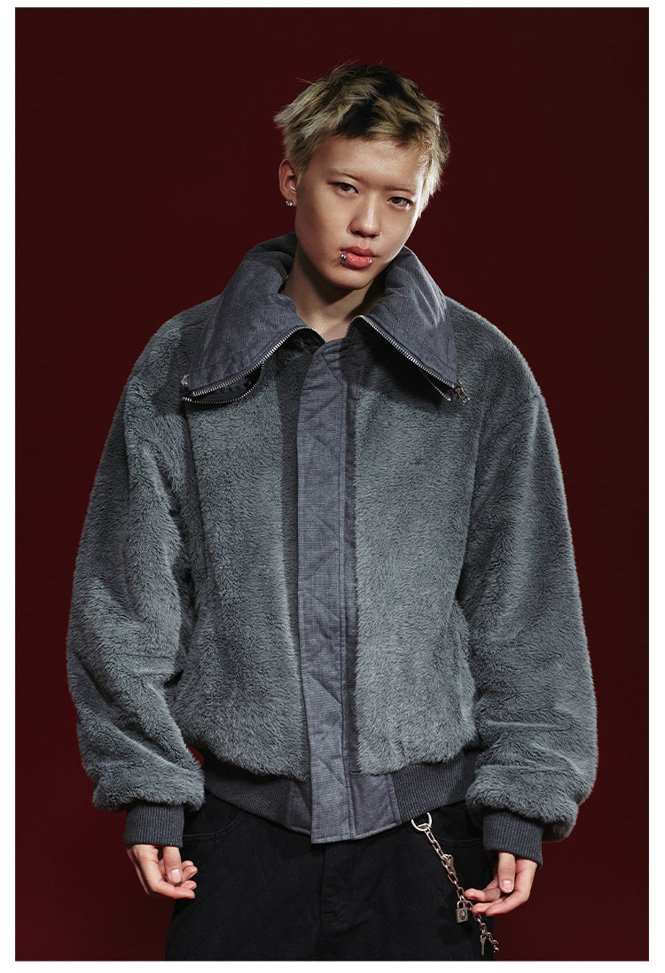 Remedy Multi Zipper Reversible MA-1 Bomber Jacket