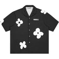 Harsh and Cruel Handpainted Flowers Printed Cuban Shirt