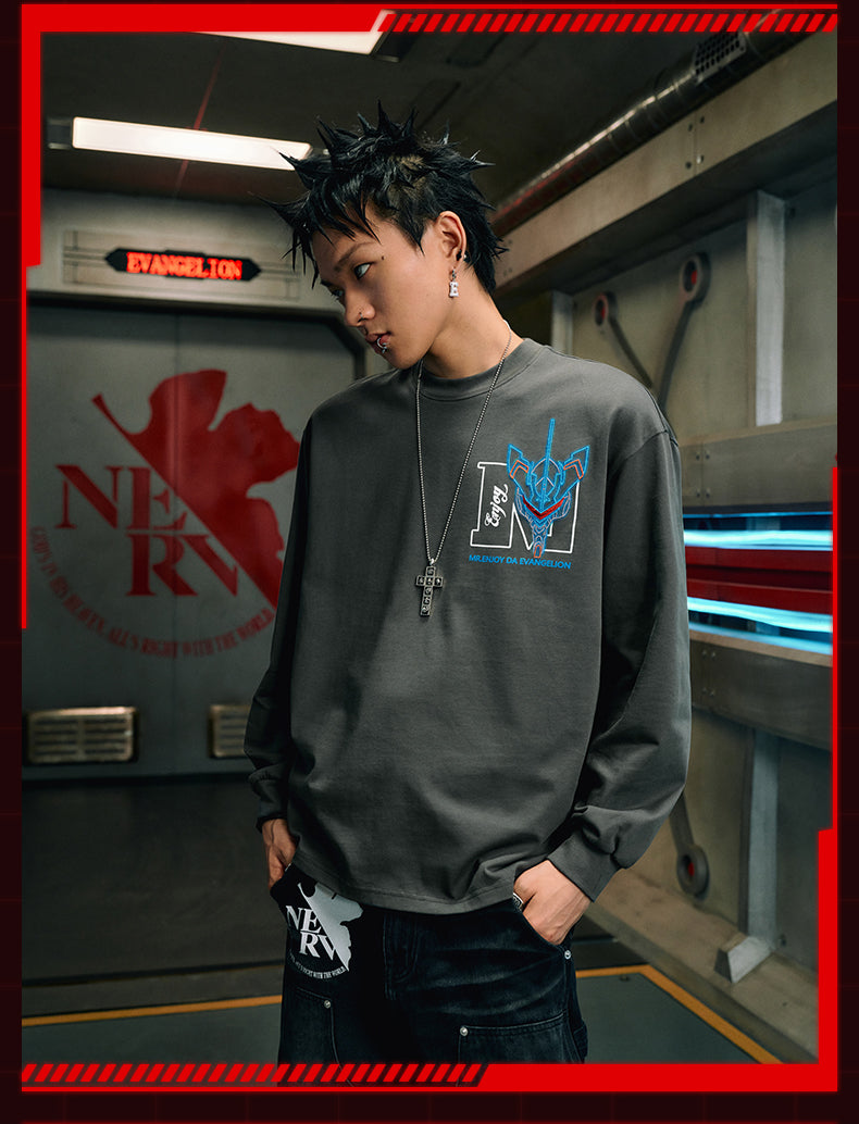MEDM x EVA Basic Logo Long Sleeve Tee
