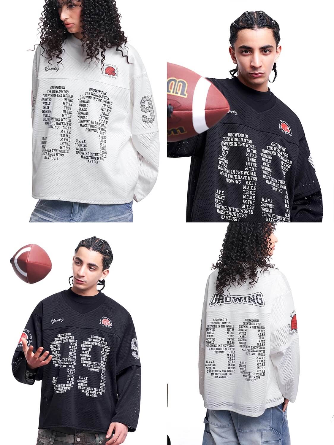 F3F Select 99 V Neck Mesh Long Sleeve Jersey