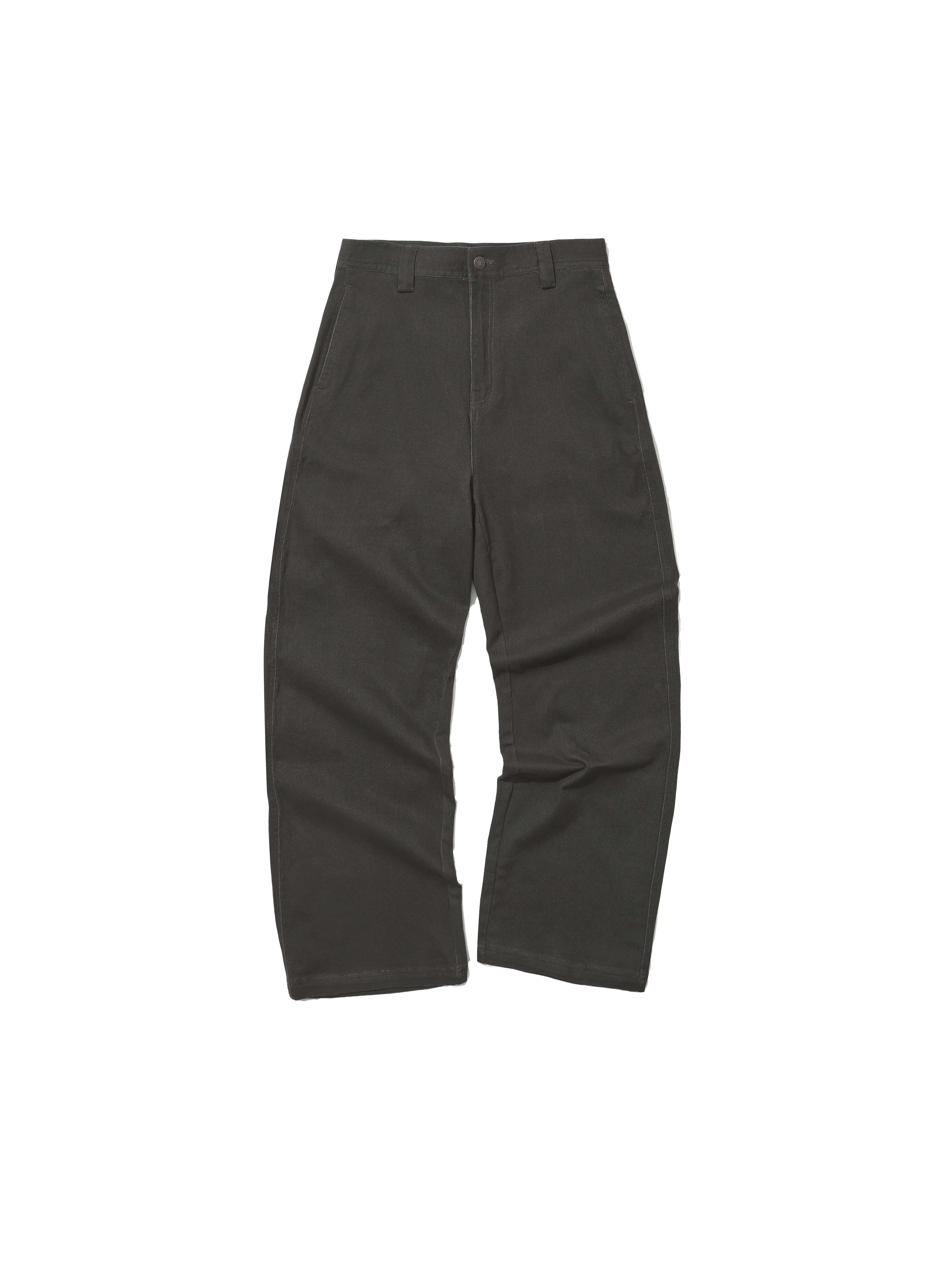 LIBERAFIT Washed Slight Flare Work Chino Pants