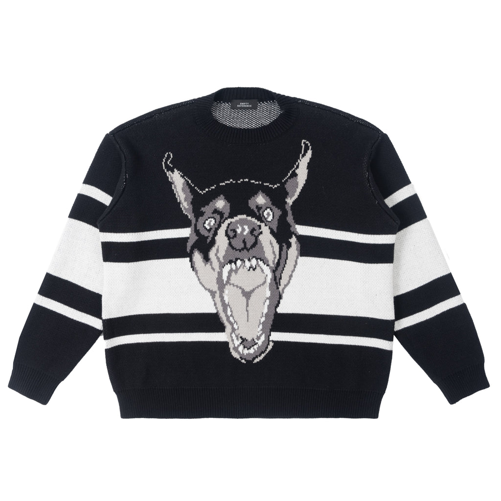 EMPTY REFERENCE Doberman Knit Sweater