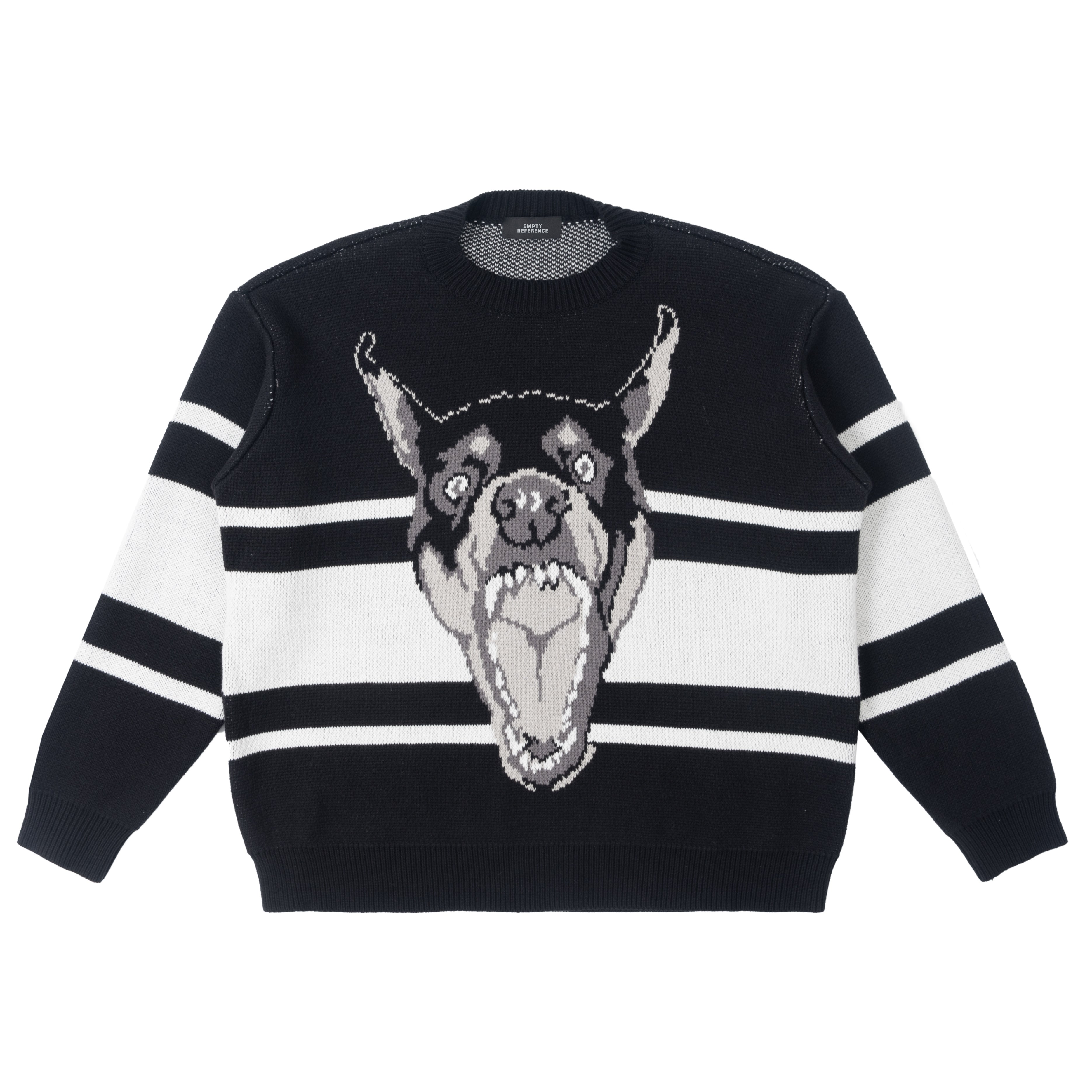 EMPTY REFERENCE Doberman Knit Sweater