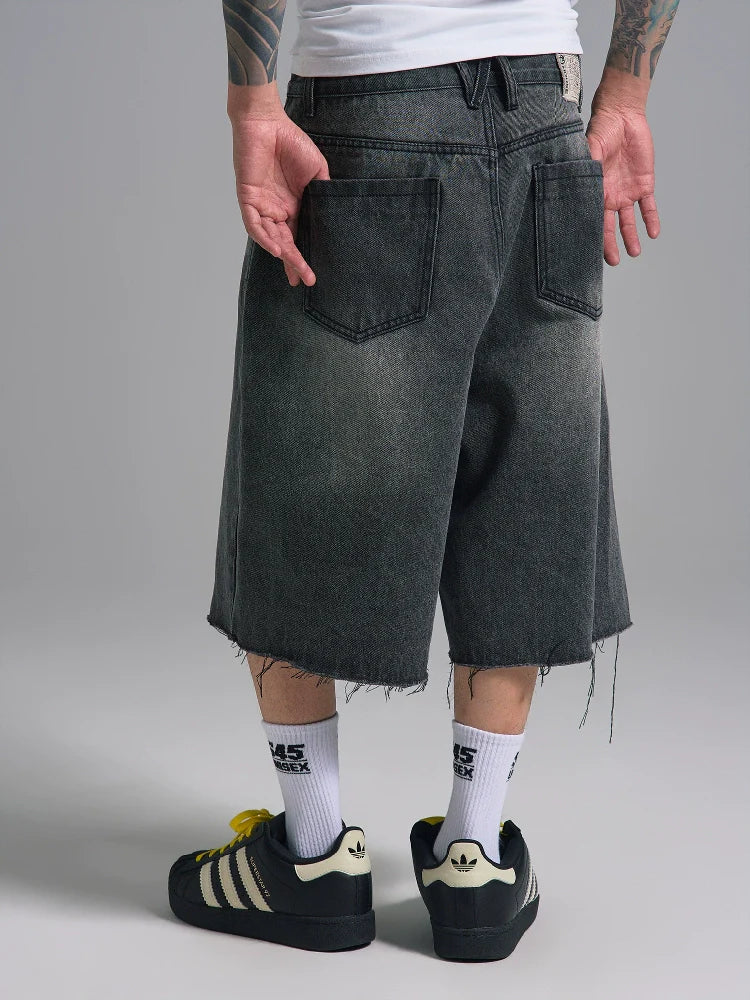 S45 Vintage Washed Denim Shorts