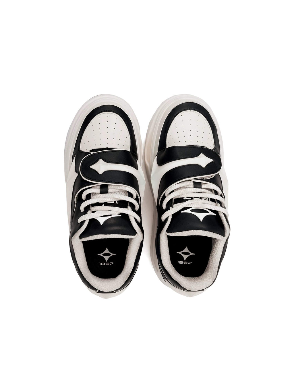 1807 INF-002 InHere Star Straps Chunky Sneakers