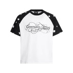 F3F Select Star Print Raglan Color Block Tee