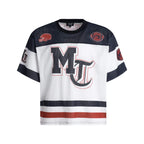F3F Select Football Print Color Block Mesh Short Sleeve Jersey