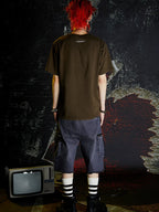 VENTUREK Washed Gun Cracked Print Tee