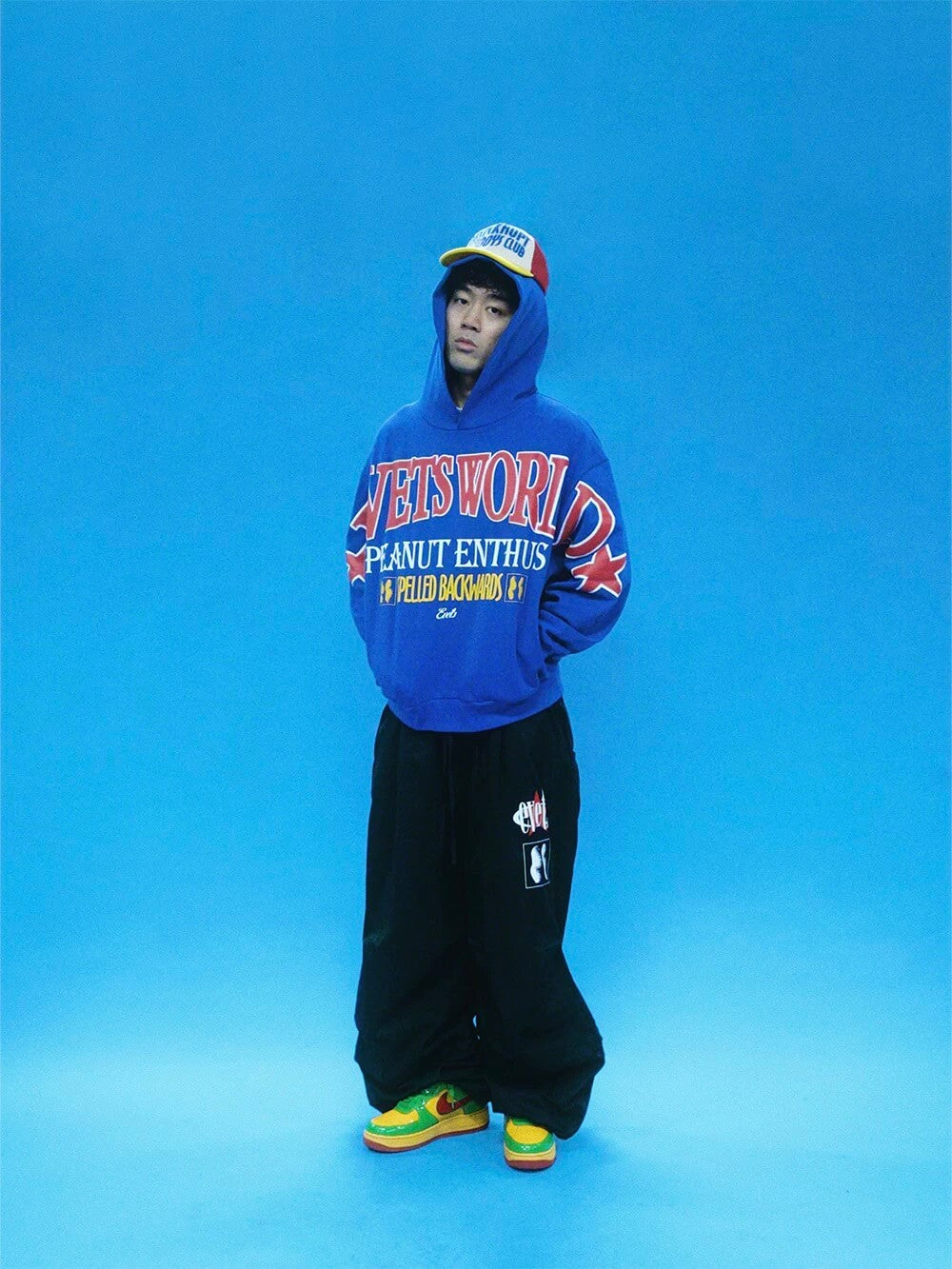 EVETS PEANUT ENTHUS Foam Print Hoodie