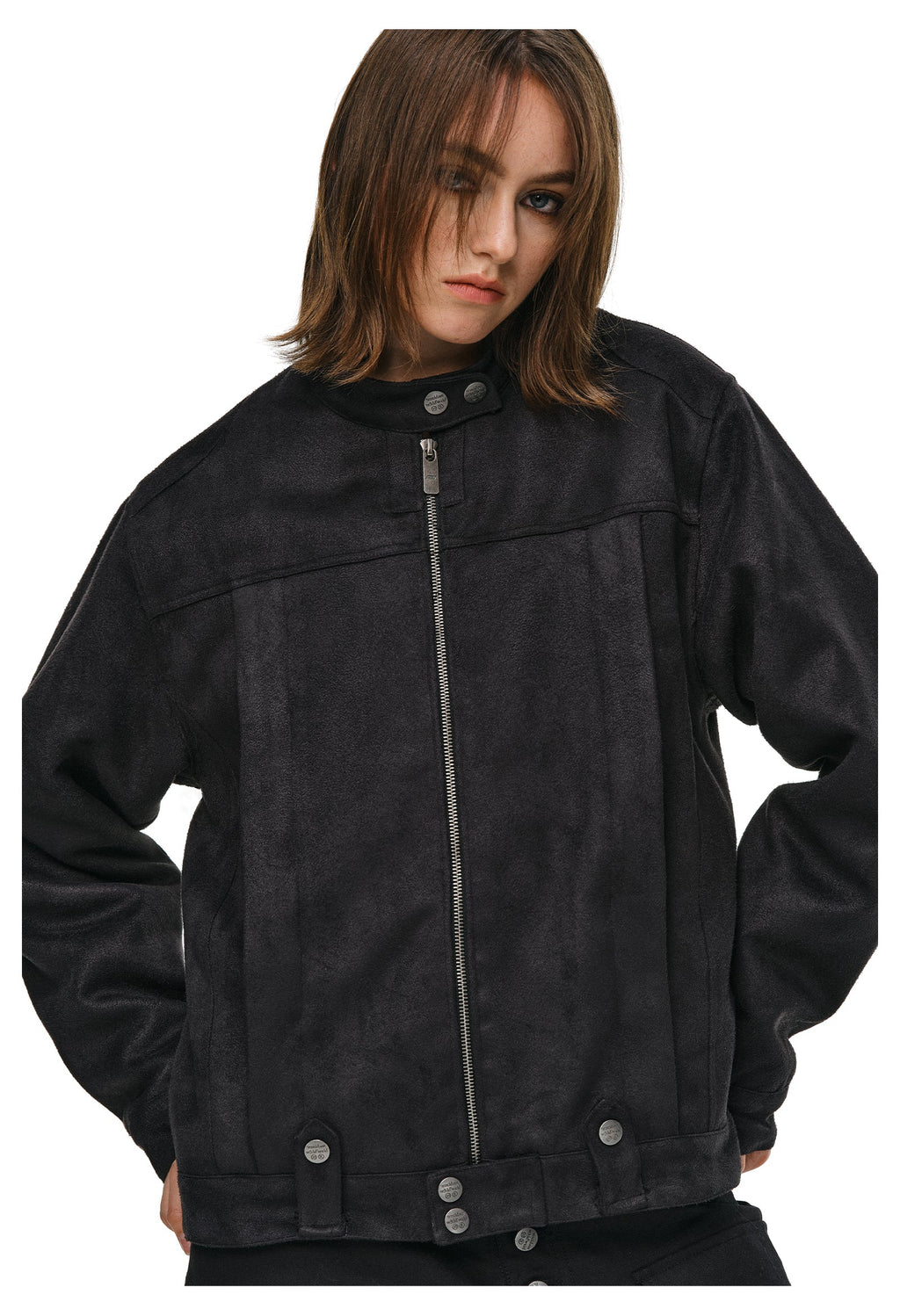 ANTIDOTE Brushed Suede Racing Jacket