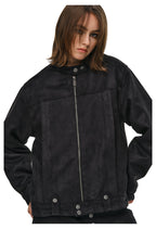 ANTIDOTE Brushed Suede Racing Jacket