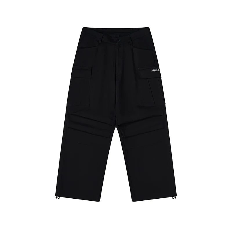 Harsh and Cruel Pleated Paratrooper Work Cargo Pants