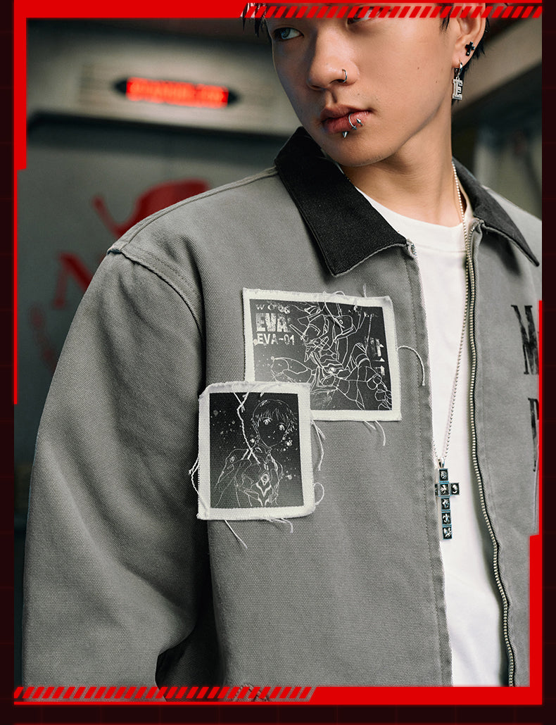 MEDM x EVA Unit-01, Unit-02 Washed Detroit Jacket