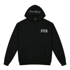 MEDM Basic One Point Embroidered Logo Oversized Hoodie