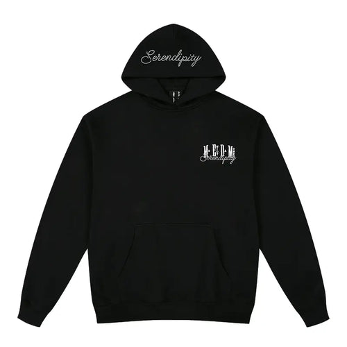 MEDM Basic One Point Embroidered Logo Oversized Hoodie