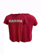 KARMANISTIC Glitter Sequin Logo Tee