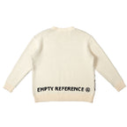 EMPTY REFERENCE Rabbit Knit Sweater