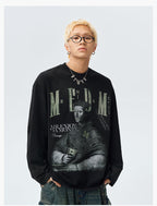 MEDM Clown Oil Painting Long Sleeve Tee