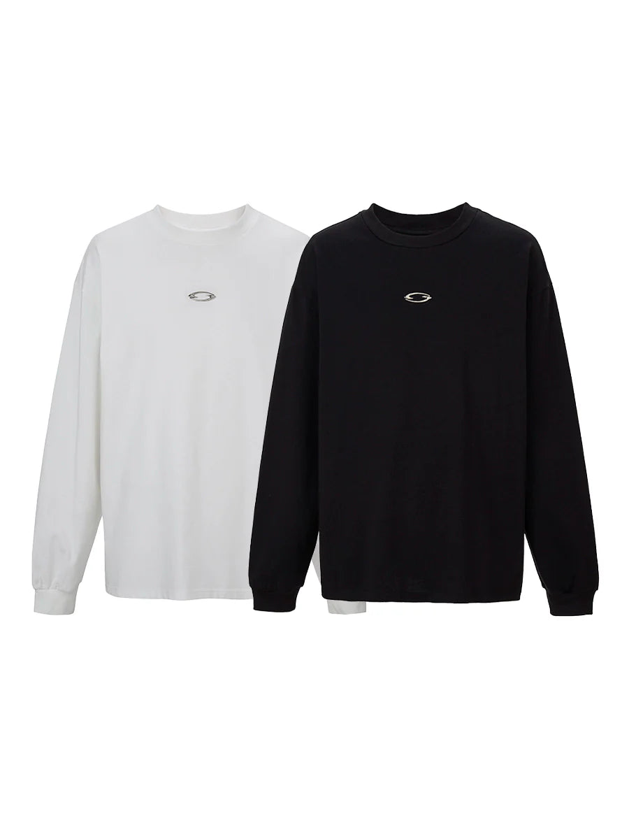 F2CE Metal Logo Basic Long Sleeve Tee