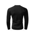 KARMANISTIC Quick Dry Stretch Fit Logo Embroidered Workout Long Sleeve Tee
