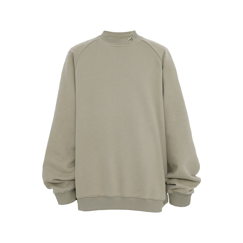 JHYQ Basic Logo Embroidered Heavyweight Sweater