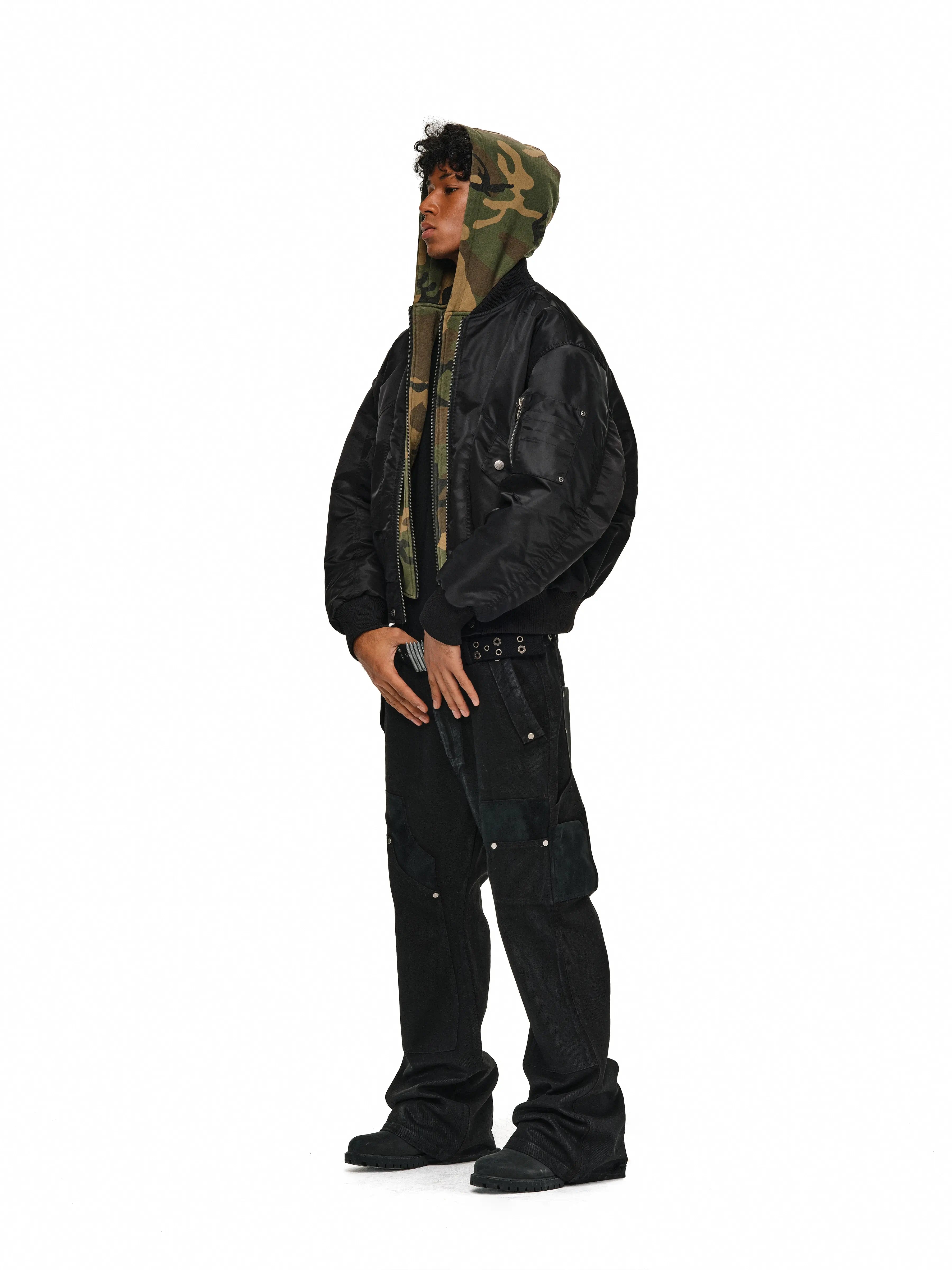 ANTIDOTE Reversible Camouflage MA-1 Bomber Jacket