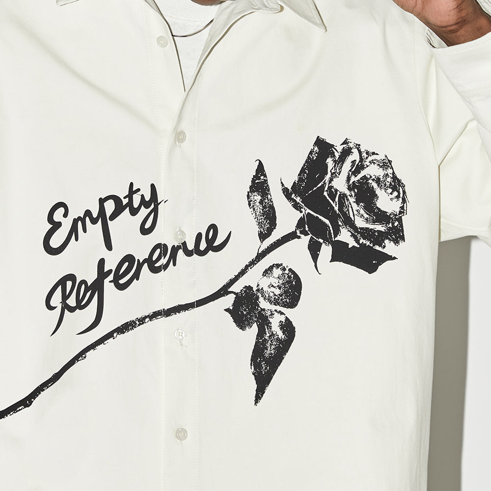 EMPTY REFERENCE Night Rose Print Long Sleeved Shirt