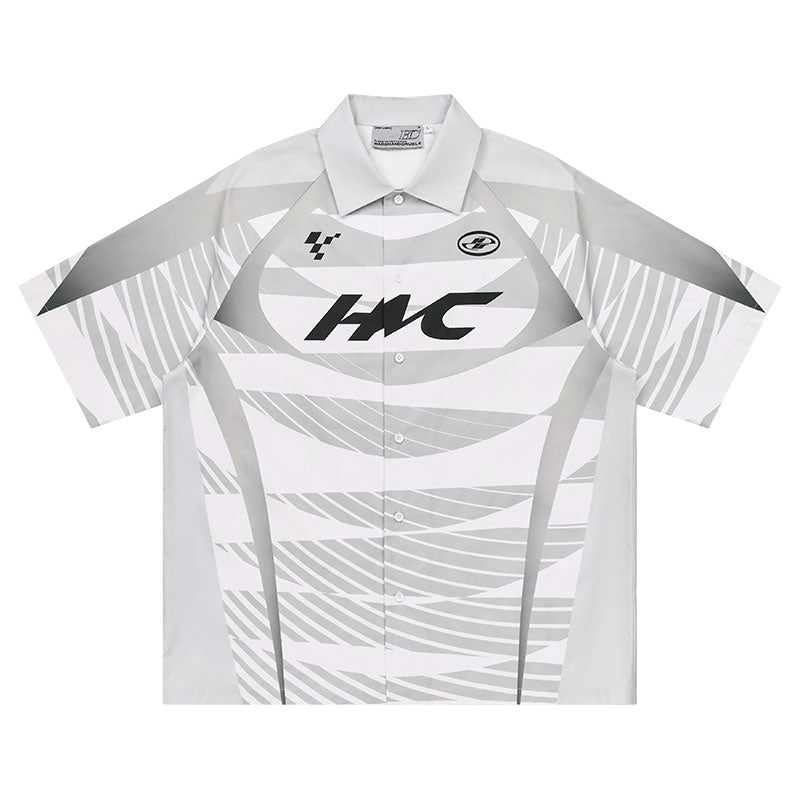 Harsh and Cruel Colorblock Digital Sports Print Shirt