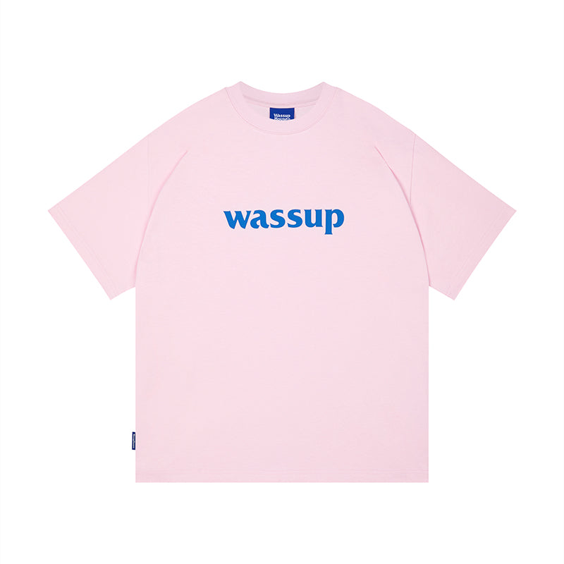 Wassup House Big Logo Print Basic Tee